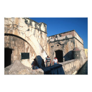 Nordamerika, Mexiko, Veracruz. San Juan Ulua Fotodruck