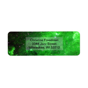 Nordamerika Nebula Green, ZGOS Rücksendeadresse