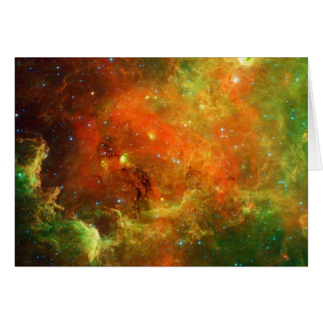 Nordamerika Nebula Sky Stars Universe Glückwunschs (Vorderseite (Horizontal))