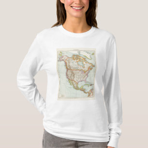 Nordamerika - nordamerikanische Karte T-Shirt