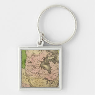 Nordamerika Olney Karte Schlüsselanhänger