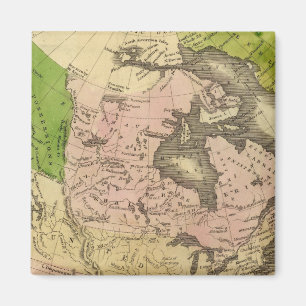 Nordamerika Olney Map Magnet