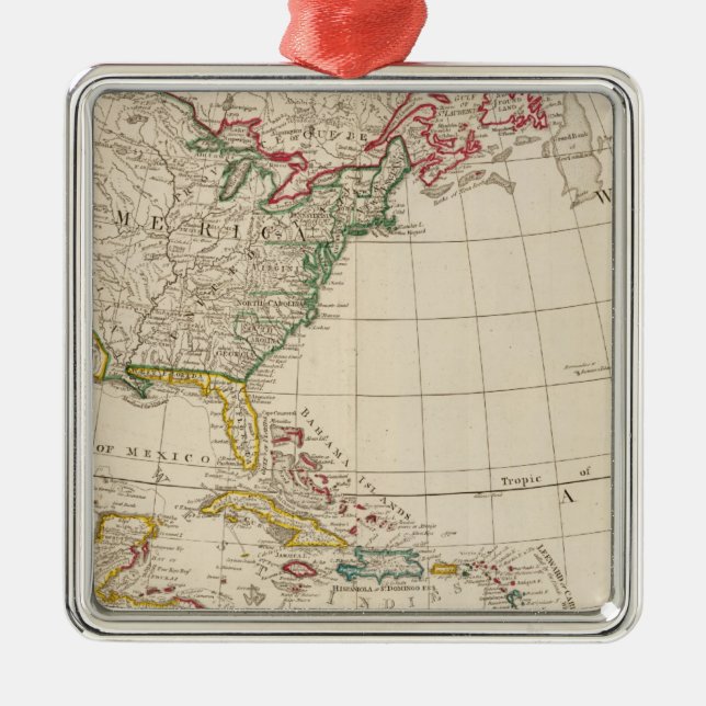 Nordamerika Ornament Aus Metall (Vorne)