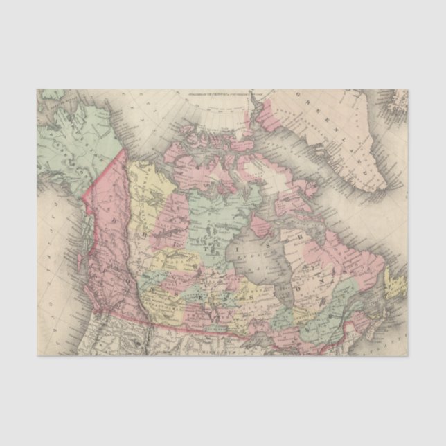 Nordamerika Seidenpapier (Vorderseite)