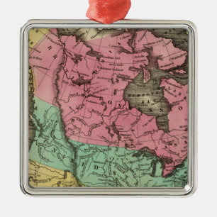Nordamerika Silbernes Ornament