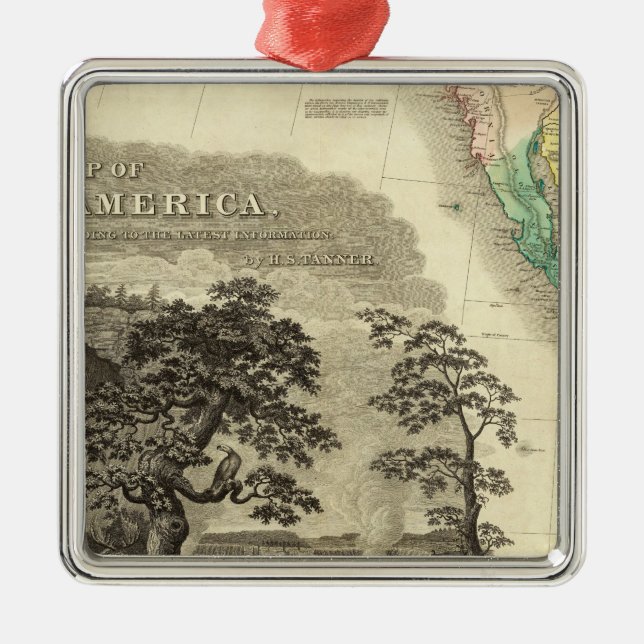 Nordamerika Südwesten Silbernes Ornament (Vorne)