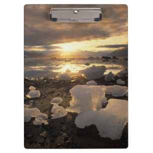 Nordamerika, USA, Alaska, Ice Bay, Icescape, Klemmbrett