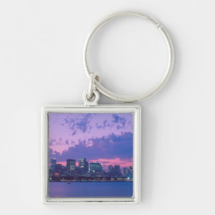 Nordamerika, USA, IL. Chicagoer Skyline bei Dämme Schlüsselanhänger