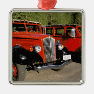 Nordamerika, USA, Montana. Klassischer Ford von 19 Silbernes Ornament