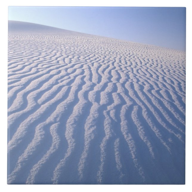 Nordamerika, USA, New Mexico, White Sand Dunes Fliese (Vorderseite)
