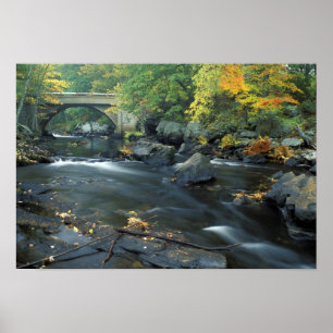 Nordamerika, USA, NH, Die Brücke bei Packers Poster