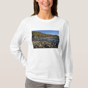 Nordamerika, USA, NH, Ein Kieselstrand T-Shirt