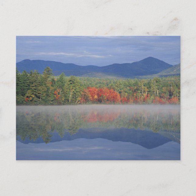 Nordamerika, USA, NH, Herbstreflektionen in Postkarte (Vorderseite)