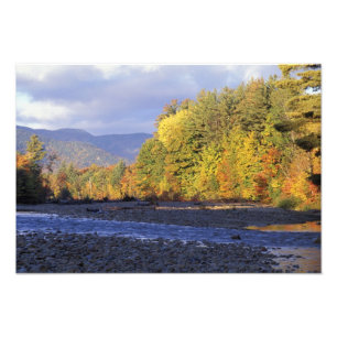 Nordamerika, USA, NH, Saco River. Kiesel Fotodruck