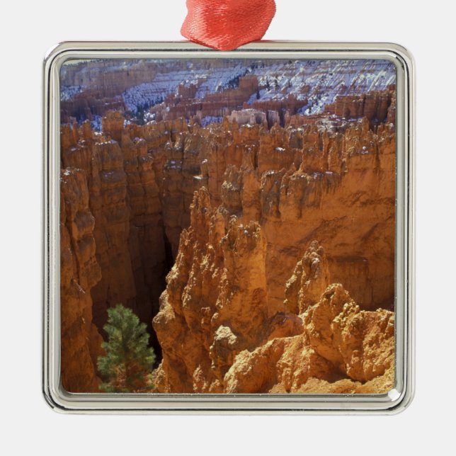 Nordamerika, USA, Utah, Bryce Canyon 2 Silbernes Ornament (Vorne)