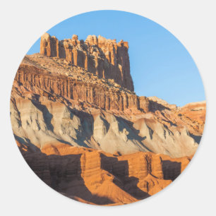 Nordamerika, USA, Utah, Torrey, Hauptstadt Reef 3 Runder Aufkleber