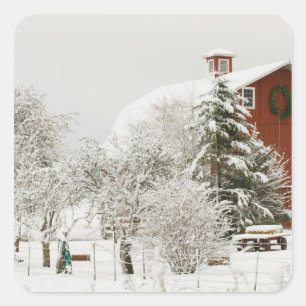 Nordamerika, USA, WA, Whidbey Insel Quadratischer Aufkleber