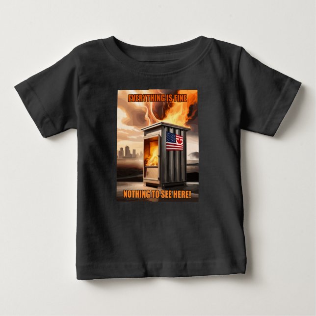 Nordamerikanische Einheit: Aufstehen im Rauch Baby T-shirt (Vorderseite)