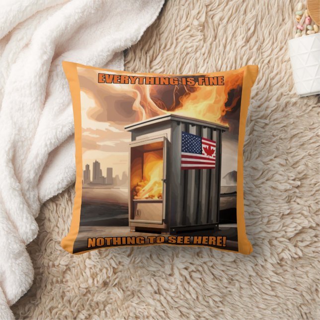 Nordamerikanische Einheit: Aufstehen im Rauch Kissen (Decke)