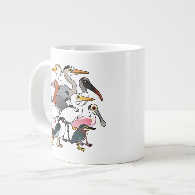 Nordamerikanische Gewässer Jumbo-Tasse (Vorderseite Links)