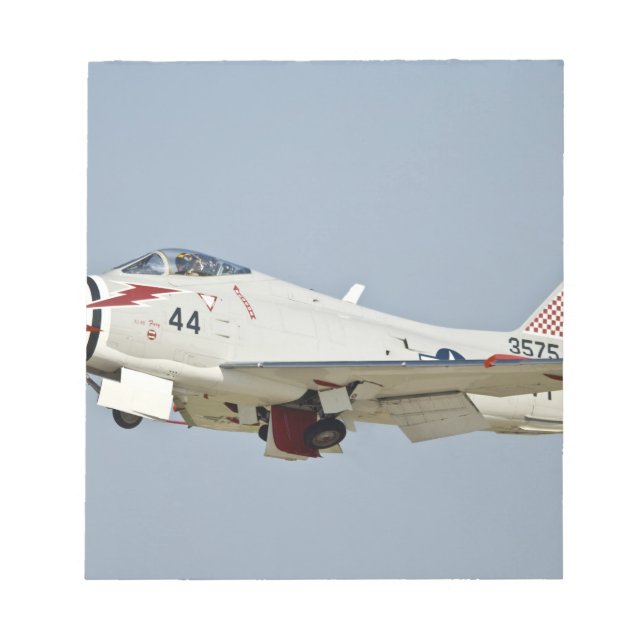 Nordamerikanische Marine FJ2 Fury Jet Fighting Fli Notizblock (Vorderseite)