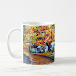 Nordamerikanische Merizing Herbstlandschaft Tasse