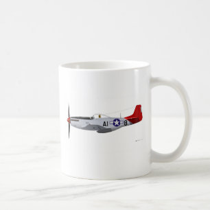 Nordamerikanische P-51D Mustang Tuskegee Flieger Tasse