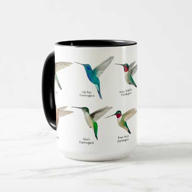Nordamerikanische Tasse Humingbirds (Vorderseite Links)