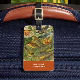 Nordamerikanische Vögel Gustav Mü tzel Gepäckma Gepäckanhänger