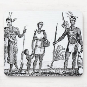 Nordamerikanischer amerikanischer Ureinwohner Mousepad