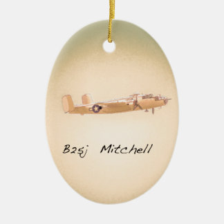 Nordamerikanischer B 25 Mitchell Keramikornament
