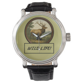 Nordamerikanischer Elk eWatch Armbanduhr