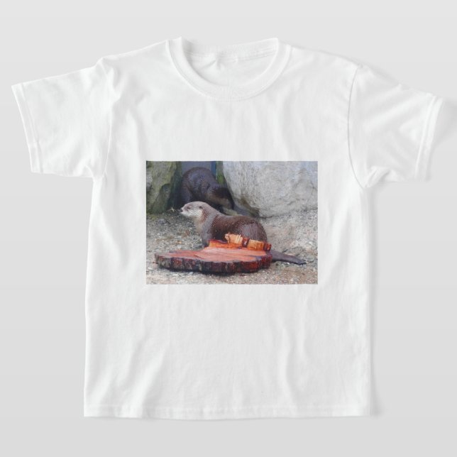 Nordamerikanischer Fluss Otter #1 T - Shirt (Ablage )