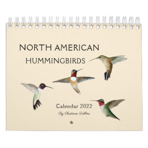 Nordamerikanischer Hummingbirds Calendar Kalender