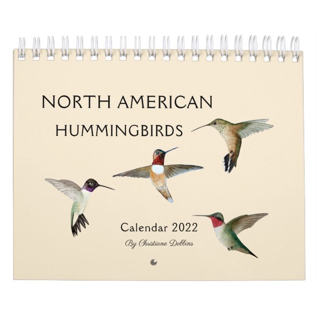 Nordamerikanischer Hummingbirds Calendar Kalender (Titelbild)