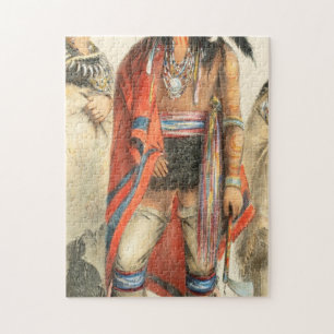 Nordamerikanischer Indianer 1832 George Catlin Puzzle