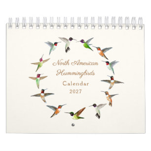Nordamerikanischer Kolibris-Kalender Kalender