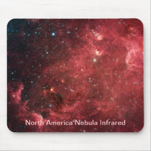 Nordamerikanischer Nebel Infrarot Mousepad