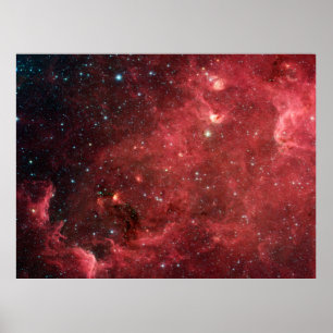 Nordamerikanischer Nebel Infrarot Poster