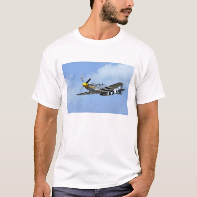 Nordamerikanischer P-51D Mustang, kleines Pferd T-Shirt (Vorderseite)