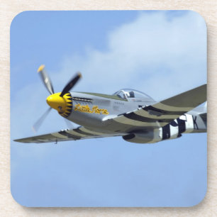 Nordamerikanischer P-51D Mustang, kleines Pferd Untersetzer