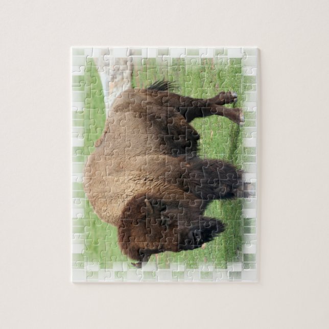 Nordamerikanisches Bison-Puzzlespiel Puzzle (Vertikal)