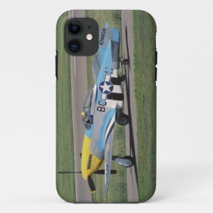 Nordamerikanisches P-51 D, das Donna auf blendet iPhone 11 Hülle