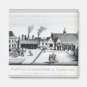 Nordansicht von Arundel-Haus in London Magnet
