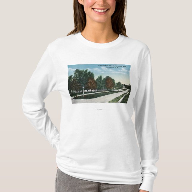Nordansicht von Bradley-Straße T-Shirt (Vorderseite)