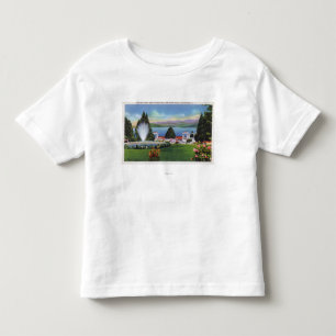 Nordansicht von See von Fort William Henry Kleinkind T-shirt
