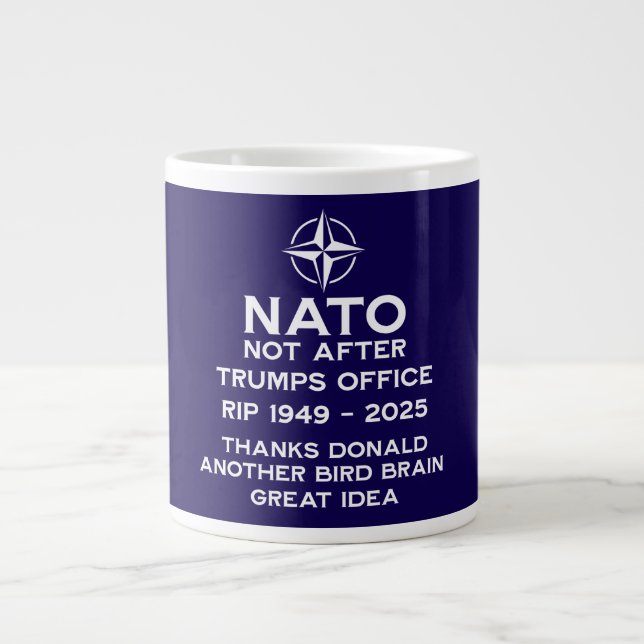 Nordatlantikvertrag Jumbo-Tasse (Vorderseite)