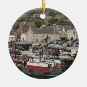 Nordatlantischer Hafen von Stromness Keramikornament