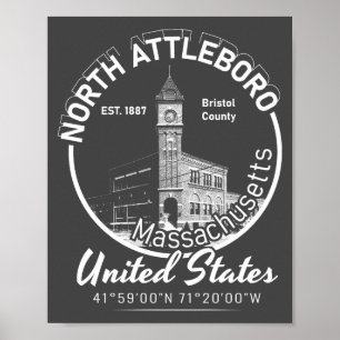 NORDATTLEBORO - MASSACHUSETTEN POSTER