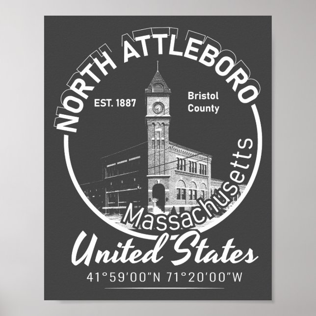 NORDATTLEBORO - MASSACHUSETTEN POSTER (Vorne)